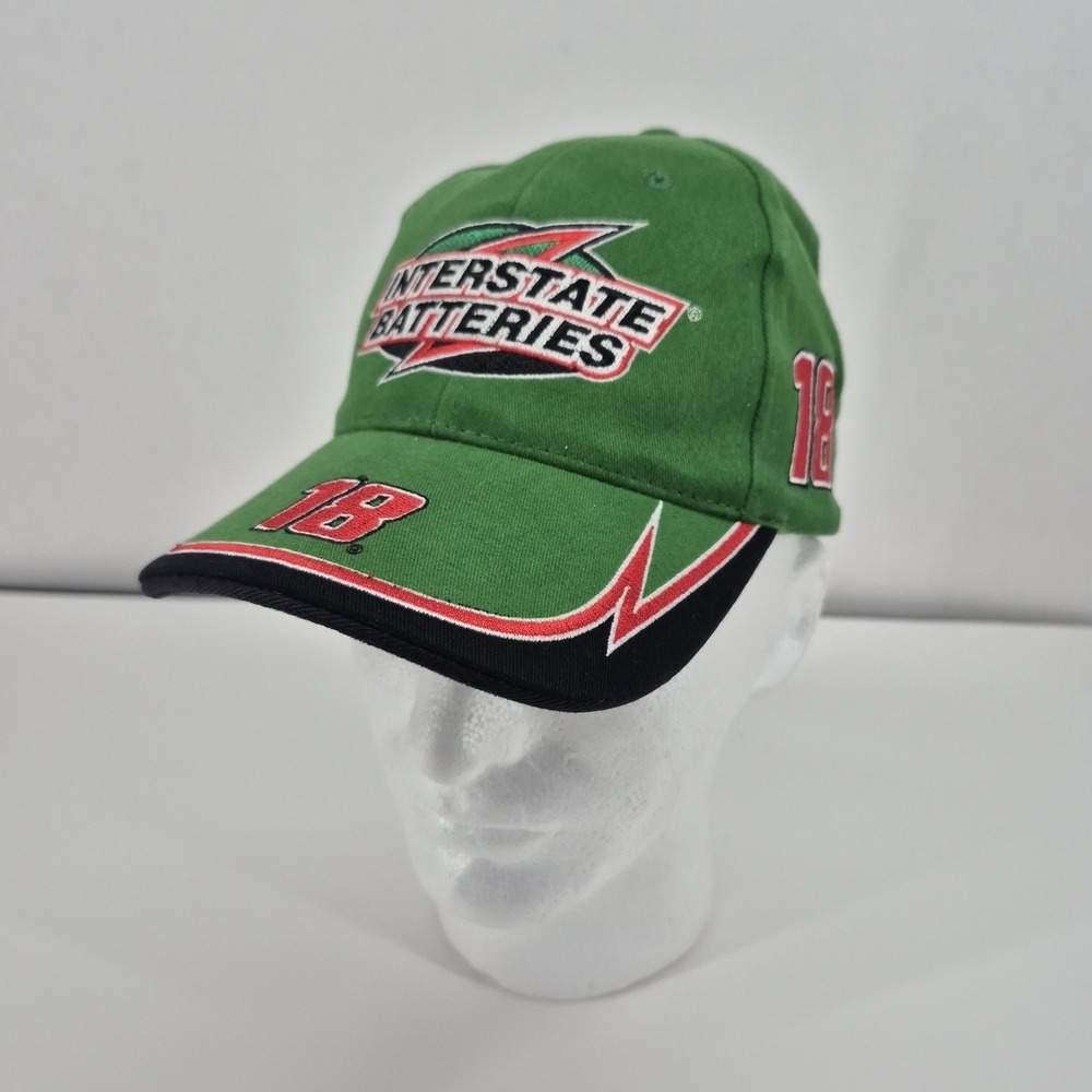 Vintage Nascar Hat Cap Bobby Labonte #18 Chase Authentics Interstate Batteries